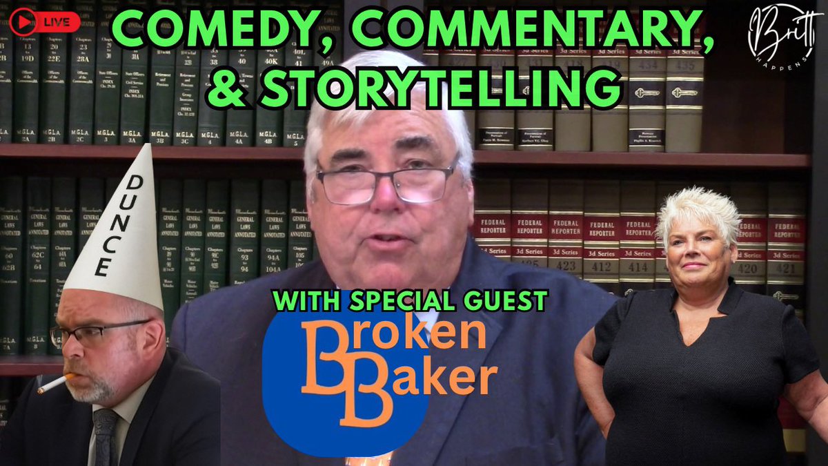 BrittHapp3ns's tweet image. Tomorrow, join the Britt Happens @YouTube channel LIVE at 2pm to see your favorite Dane: Broken Baker! 👏🏼 We’ll be talking about our American travels & sharing our thoughts about the ongoing Norfolk bogus.
No Commonwealth buffoon is safe from his jokes. Be prepared.
See yall…