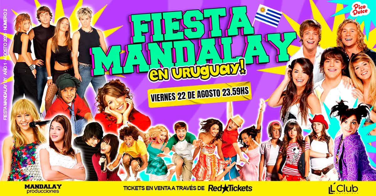obolocultural's tweet image. ¡FIESTA MANDALAY LLEGA A URUGUAY!
📍 L’Club, Montevideo
📅 Viernes 22 de agosto de 2025
🎟️ Entradas a la venta en @RedTicketsUY