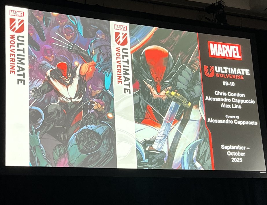 AIPT (@aiptcomics) on Twitter photo Ultimate Wolerine #9 and #10 covers!
#SDCC2025 #SDCC #comicbooks #MarvelComics #UltimateUniverse #Wolverine <a href="/AlesCappuccio/">Alessandro Cappuccio</a> Ultimate Wolerine #9 and #10 covers!
#SDCC2025 #SDCC #comicbooks #MarvelComics #UltimateUniverse #Wolverine <a href="/AlesCappuccio/">Alessandro Cappuccio</a>