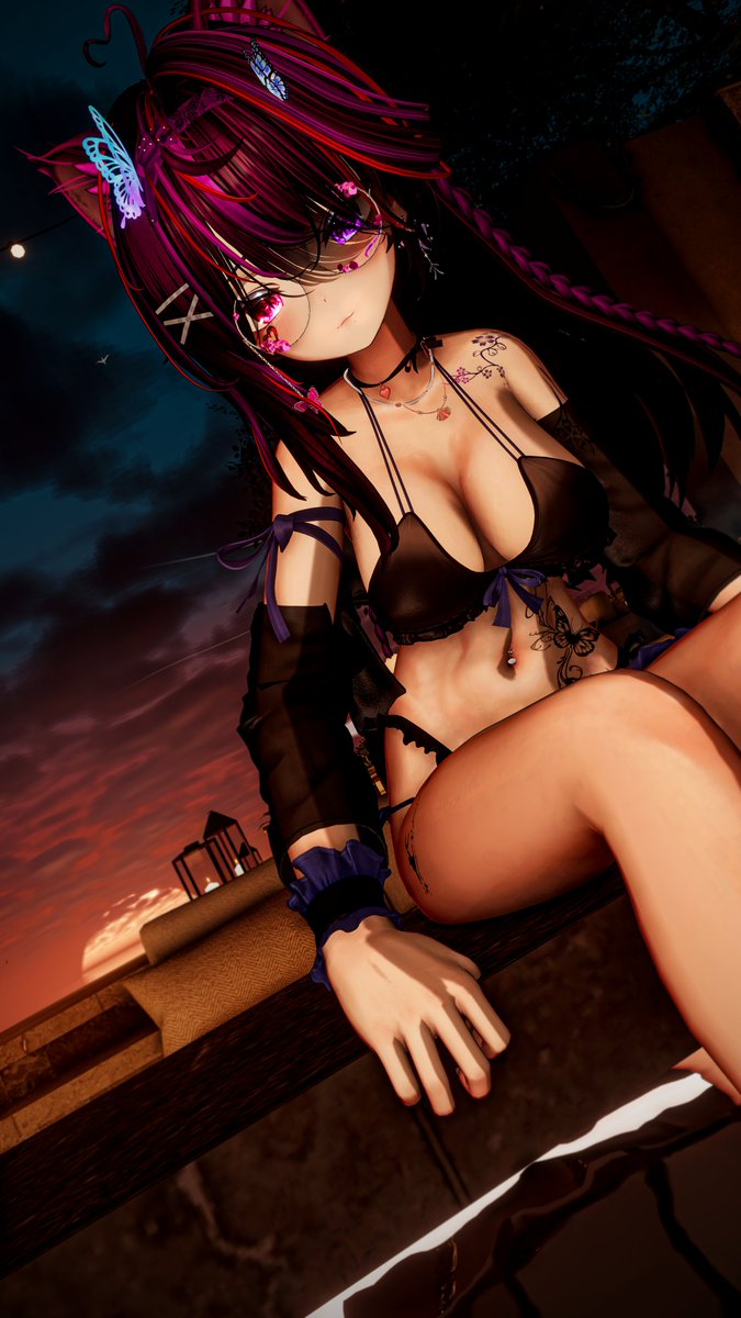 Shira_Aetherila's tweet image. If I lean in, would you pull away~? ❤️