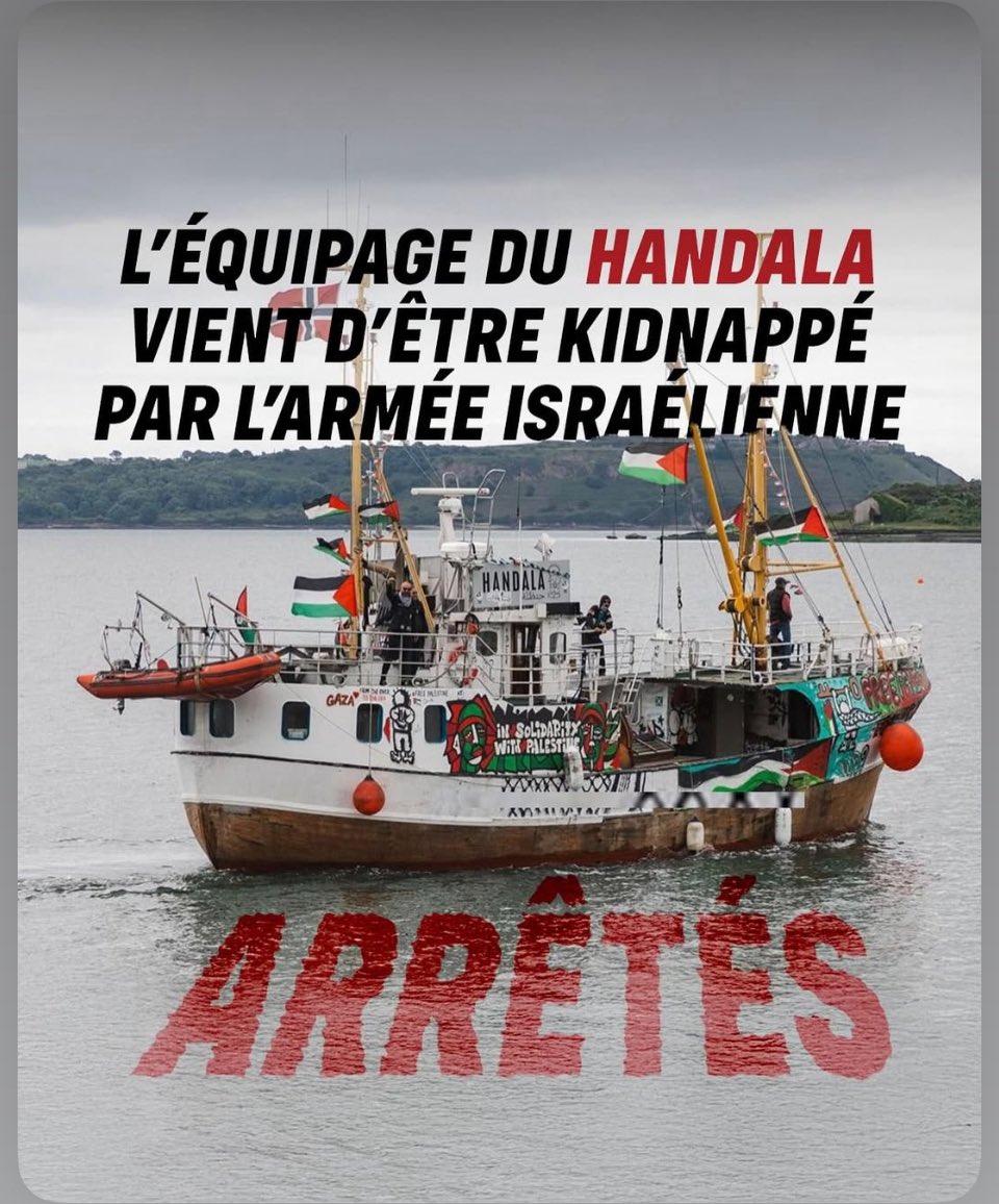 fidafelastine's tweet image. #HandalaFlotilla 
#Gaza_meurt_de_faim