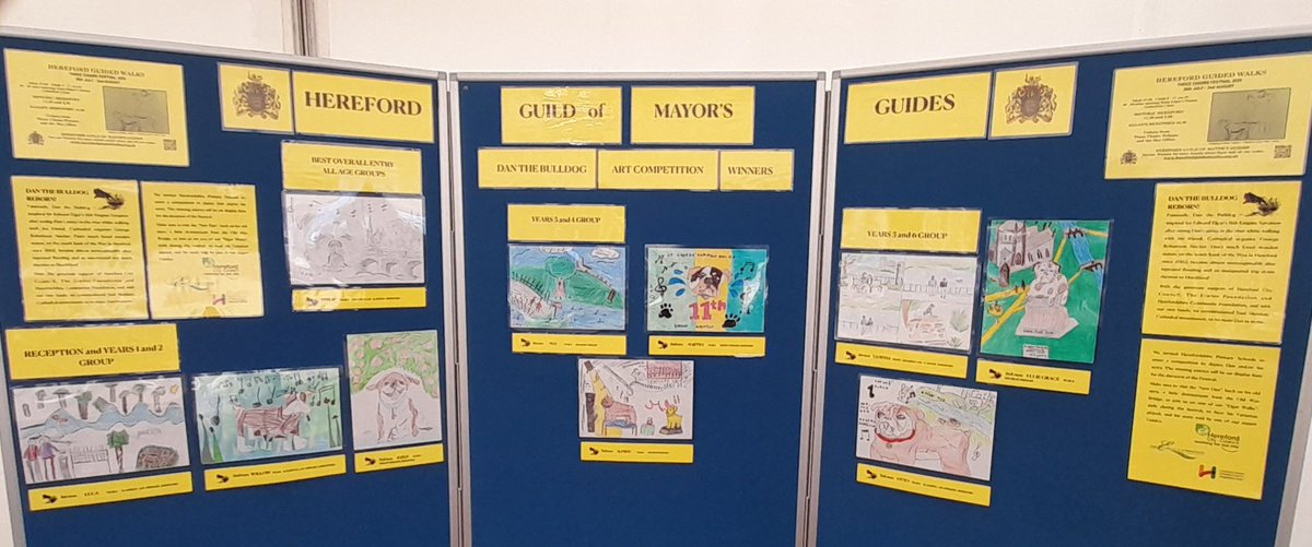 kev4HandH's tweet image. Busy day with the opening of #threechoirsfestival followed by unveiling of the new Dan the dog statue on the riverside and then awards to the winners in the schools competition plus new #artlandish exhibition this evening