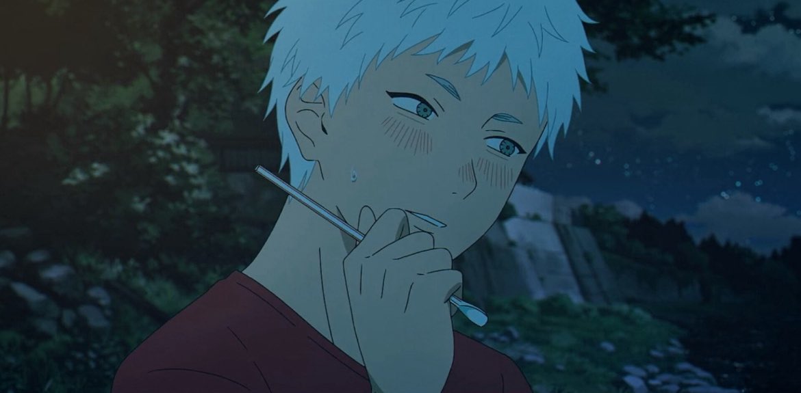 RiverFayee's tweet image. My Roman empire is how happy Hikaru gets being told he’s viewed as his own person and Yoshiki still wants him around anyways