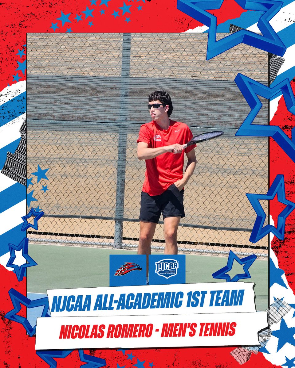 Congratulations to Nicolas Romero on being named to the NJCAA All-Academic 1st Team!