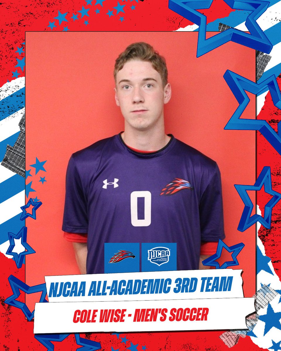 Congratulations to Cole Wise on being named to the NJCAA All-Academic 3rd Team!