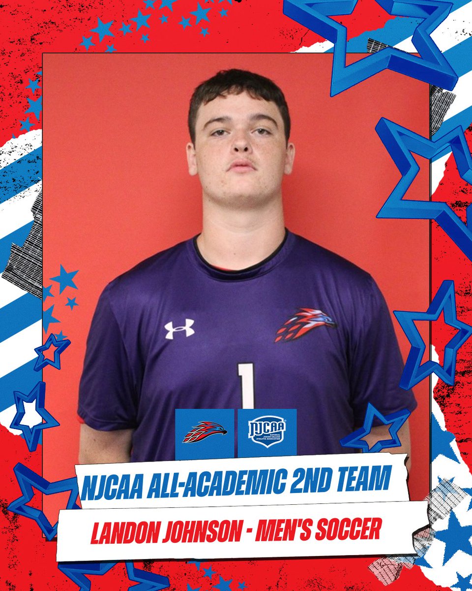 Congratulations to Landon Johnson on being named to the NJCAA All-Academic 2nd Team!