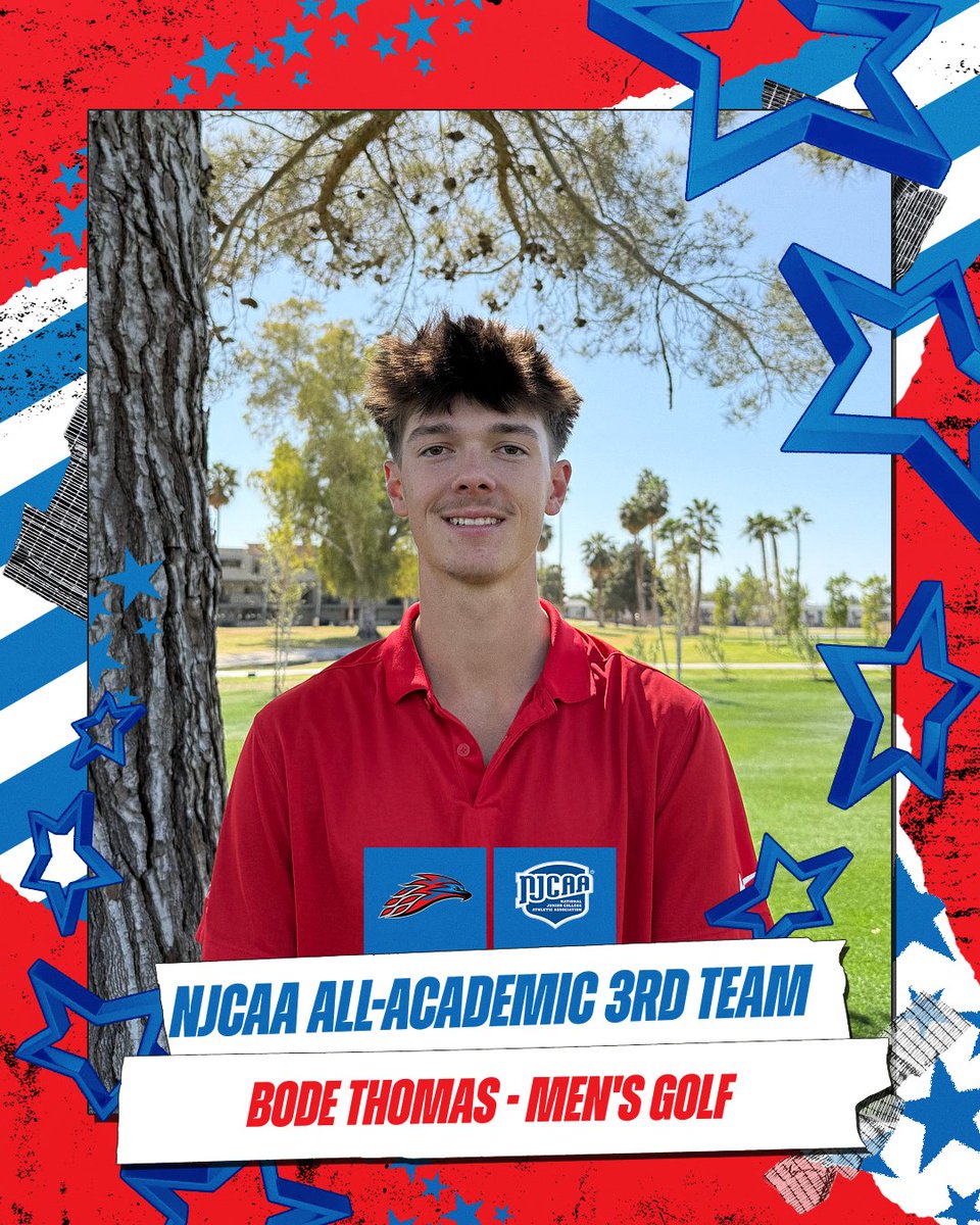 Congratulations to Bode Thomas on being named to the NJCAA All-Academic 3rd Team!