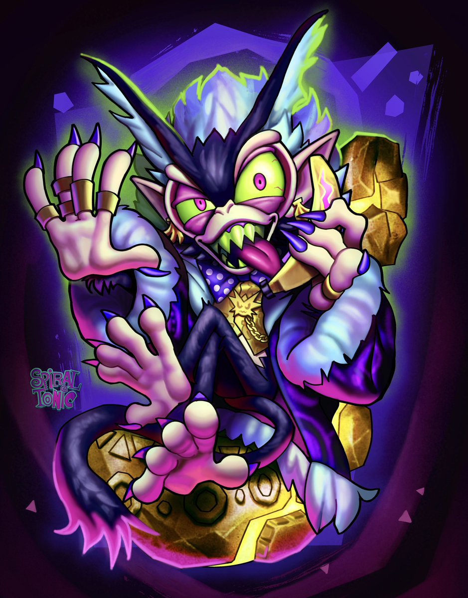 Spiraltonic's tweet image. DK Bananza was great and I simply couldnβt resist drawing the stupid goblin monkey so HERE! HAVE HIM!
#DonkeyKongBananza #VoidKong