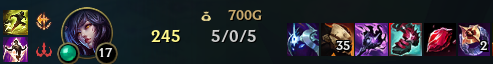 v1gorous1's tweet image. ahri build from hell 💀