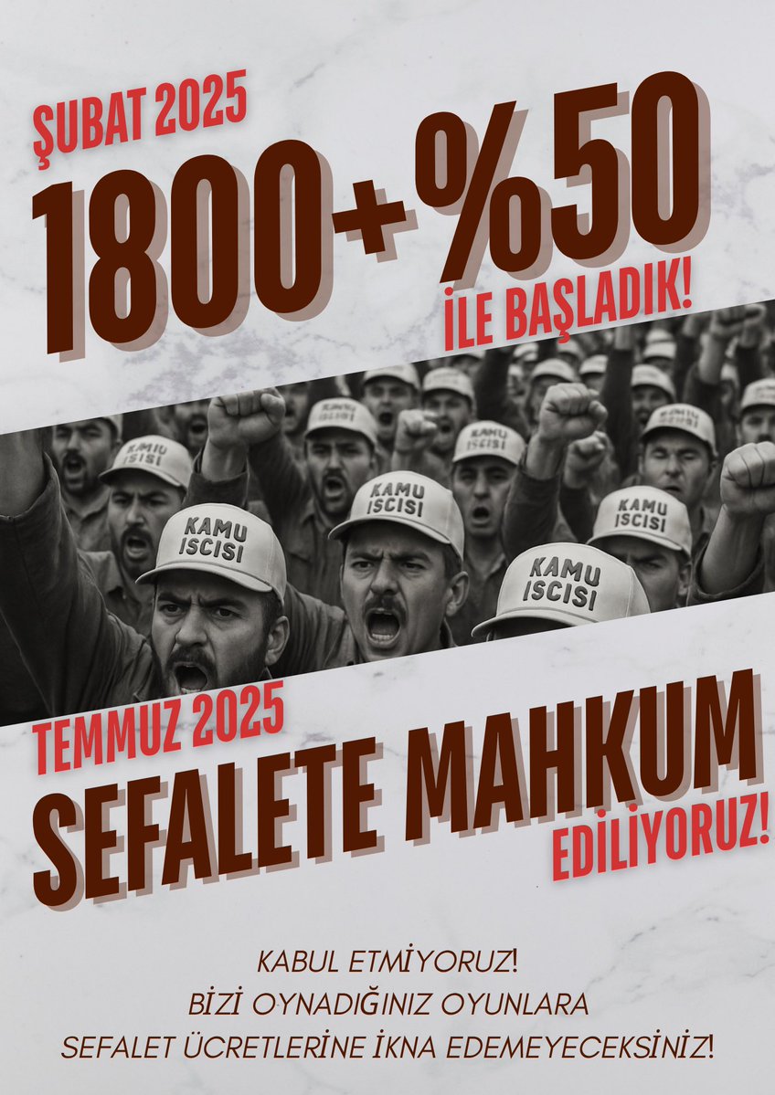 4DKip's tweet image. Bir varmış Bir yokmuş..

İşçiSendikaları Nerede ⁉️