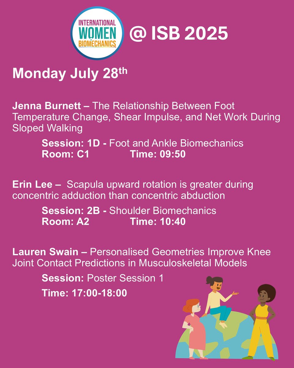 It’s great to see so many of our members presenting at #ISB2025!  Attending? Be sure to attend these presentations to hear about IWB members’ research! Here are Monday's talks: