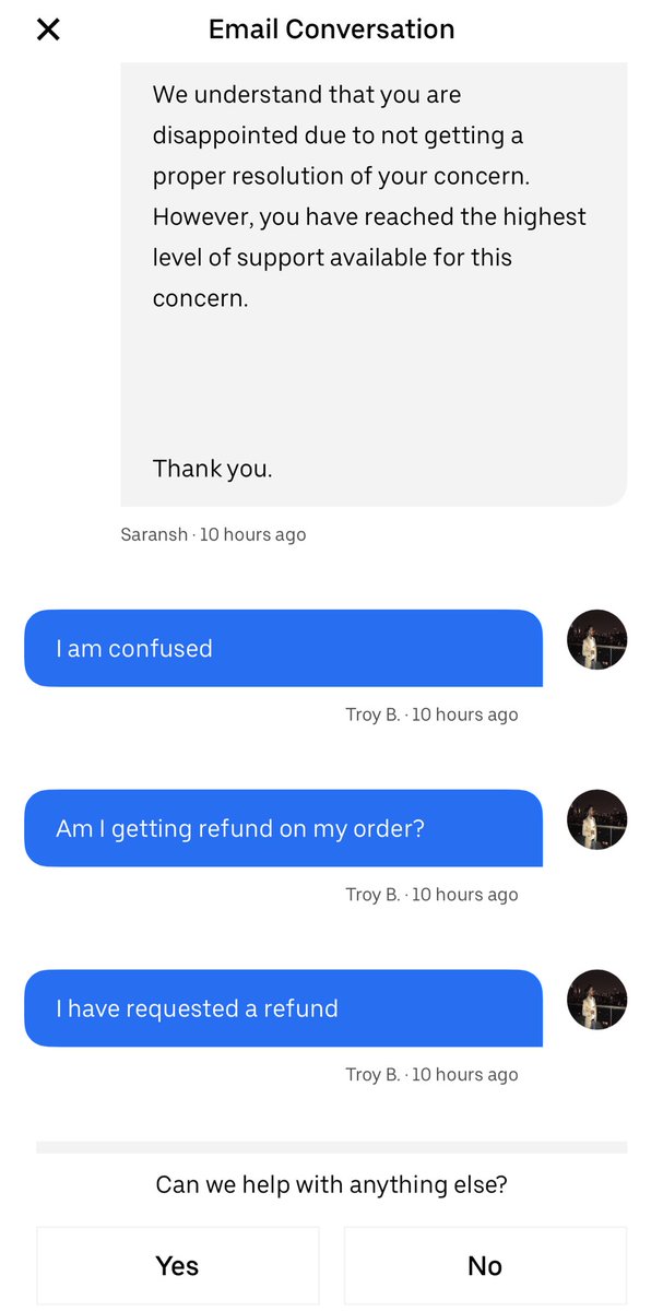 TroyBlackwelljr's tweet image. I had an absolutely disgusting experience with a recent order from @UberEats @Uber @Uber_Support — and even worse customer service!
I ordered chicken wings from a local restaurant through the Uber Eats app. When the food arrived, I was shocked to discover that the wings had not…