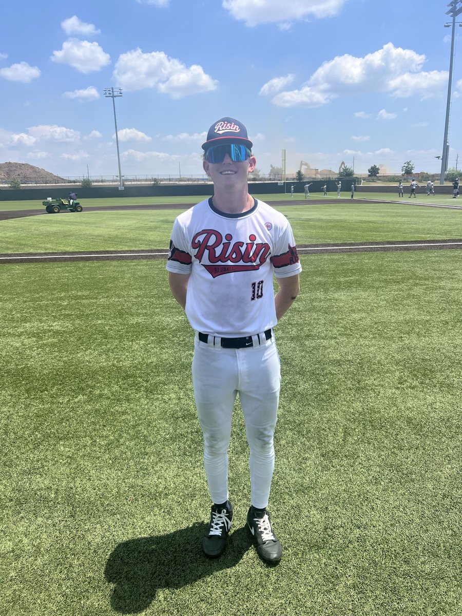 F: <a href="/RisinBaseball/">Risin Baseball</a> Stanley 10, Citius Warhawks 4
PoG: <a href="/teagan_freebern/">Teagan Freebern</a> 4.1 IP, 11K, 3R
Hitter: <a href="/jhodge10_/">Jefferson Hodge</a> 1-1, 2B, RBI, 2R, BB