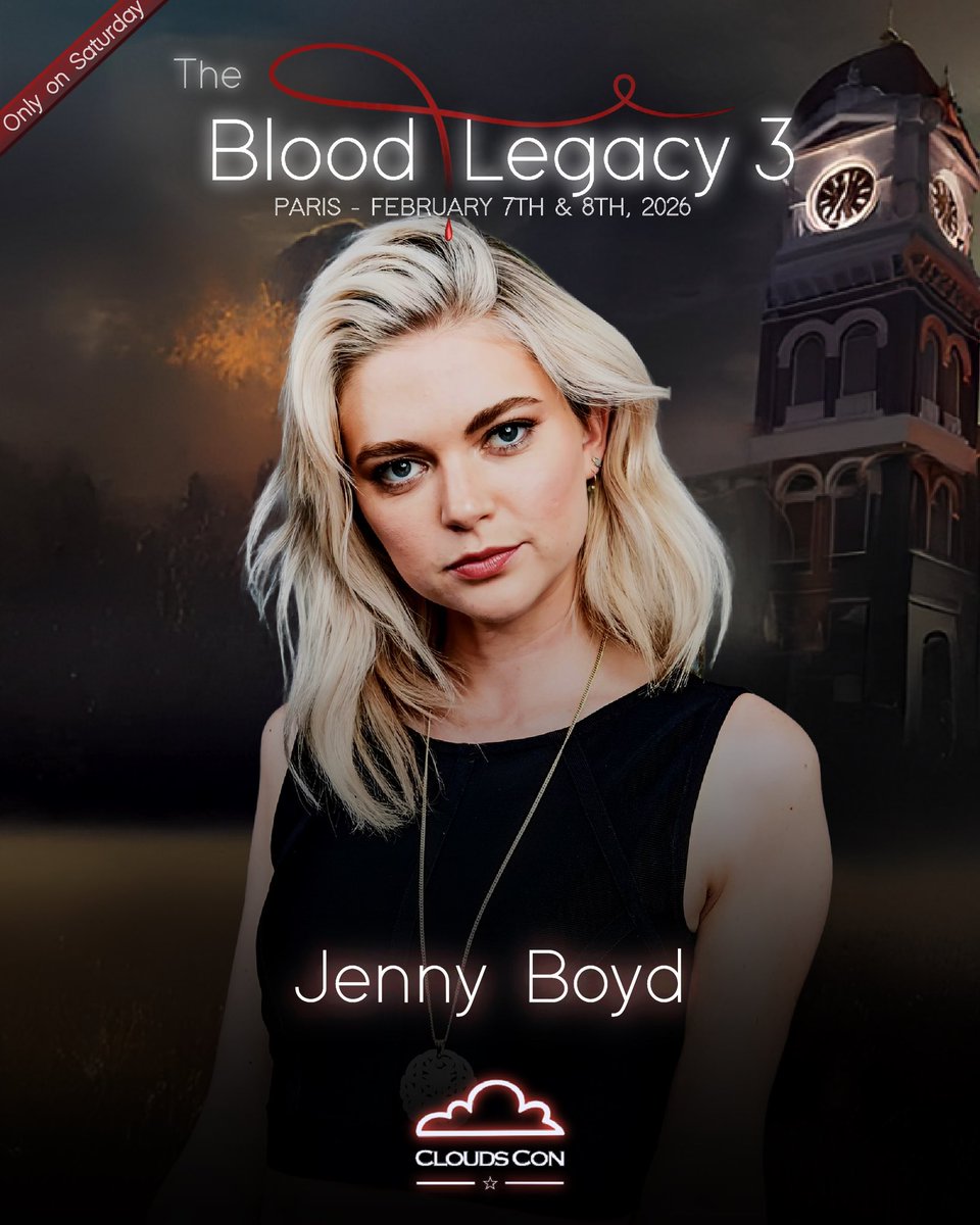 CloudsCon's tweet image. #TBL3🩸

RDV DEMAIN - Dimanche 27 Juillet à 20h00 pour un nouveau duo de la TBL3:

JENNY BOYD / KAYLEE KANESHIRO

➡️ Session Samedi UNIQUEMENT
➡️ Prix : 160€
➡️ Vous pouvez être 2 avec 1 seul ticket acheté 
➡️ Paiement en 3 fois possible

***
#TBL3 🩸

See you all TOMORROW on…