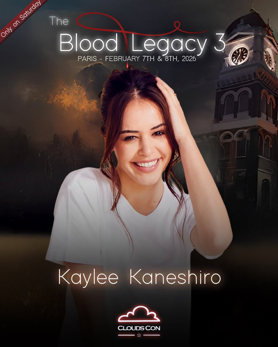 CloudsCon's tweet image. #TBL3🩸

RDV DEMAIN - Dimanche 27 Juillet à 20h00 pour un nouveau duo de la TBL3:

JENNY BOYD / KAYLEE KANESHIRO

➡️ Session Samedi UNIQUEMENT
➡️ Prix : 160€
➡️ Vous pouvez être 2 avec 1 seul ticket acheté 
➡️ Paiement en 3 fois possible

***
#TBL3 🩸

See you all TOMORROW on…