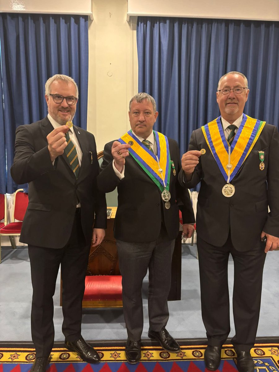 9th July 2025 - Lets get ready to Rumble!
It was a fantastic meeting of Rumbelow Council No 67 with the Admission of Eddy Garty, Past Provincial Grand Master for Middlesex Mark, following which WBro Mark Lappage was Installed as WM
Excellent meeting, meal, &amp; company
<a href="/AMD_London/">AMD London</a>
