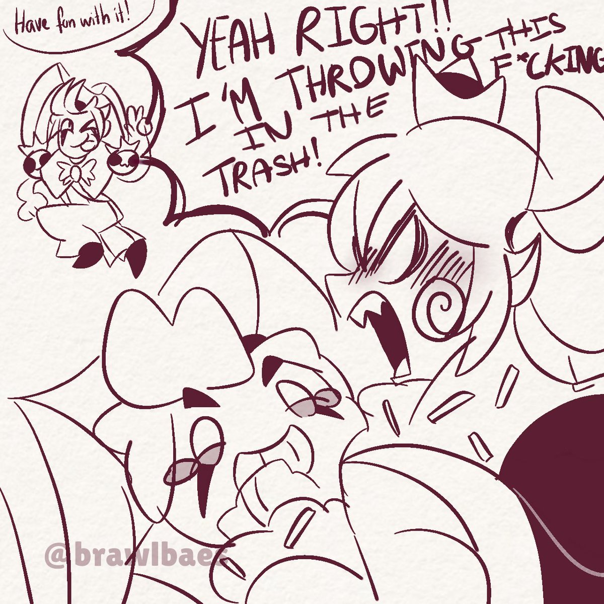 Brawlbaes's tweet image. Manchester comic part 3
I LOVE THEM SM CHAT #Manchester #MandyxChester #ChesterxMandy #BrawlStars #Mandy #Chester