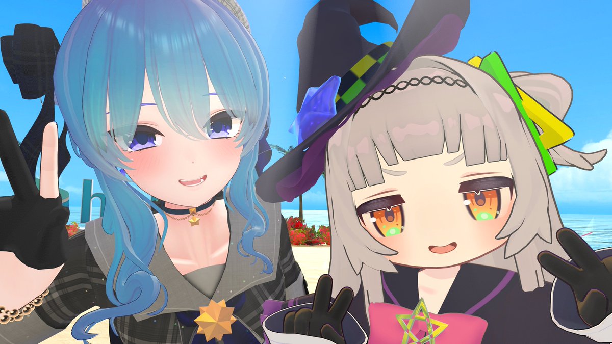 MIH_AIR's tweet image. 遊びに行ってきました⚓️🌙
めちゃくちゃ楽しかった～～！！
#VRChat
#ホロライブ改変集会