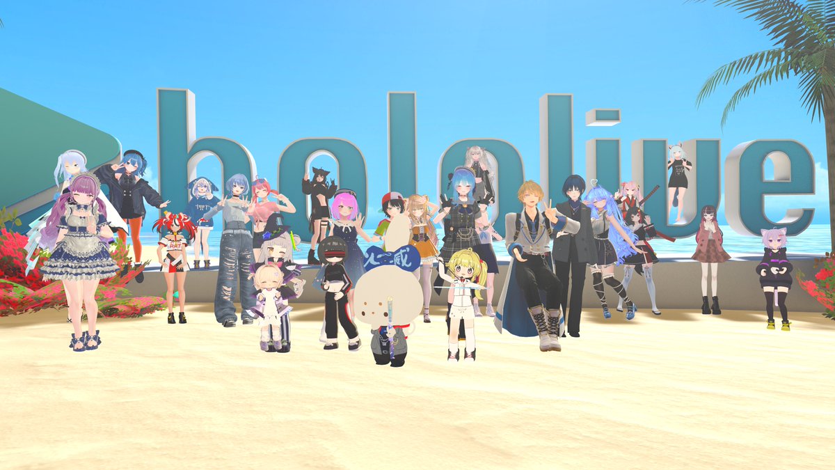 MIH_AIR's tweet image. 遊びに行ってきました⚓️🌙
めちゃくちゃ楽しかった～～！！
#VRChat
#ホロライブ改変集会