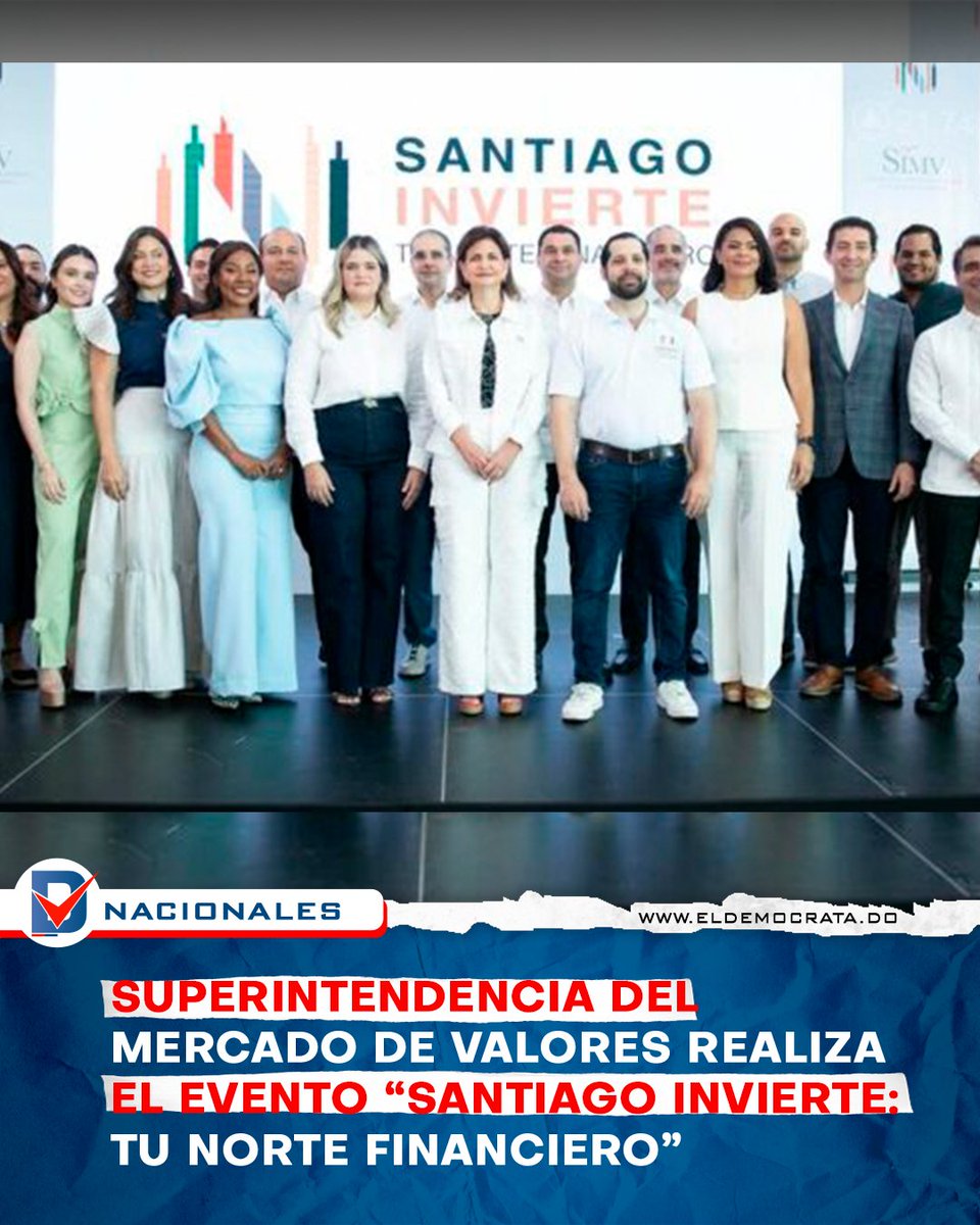 eldemocratard's tweet image. La Superintendencia del Mercado de Valores (SIMV) realizó el evento “Santiago Invierte: Tu Norte Financiero”, reuniendo a más de 600 personas de diversas edades interesadas en conocer las oportunidades que ofrece el mercado de valores dominicano.
El evento fue organizado por la…
