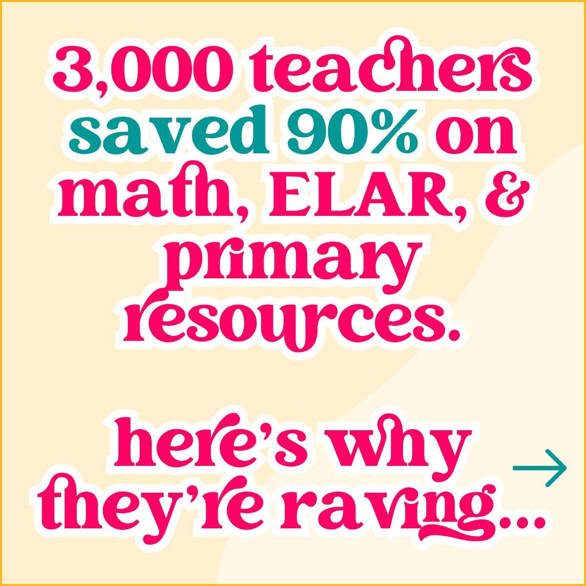 MotivationMath's tweet image. Over 3,000 teachers are already saving 90% on their favorite resources—and here’s your chance to join them! 🎉✏️