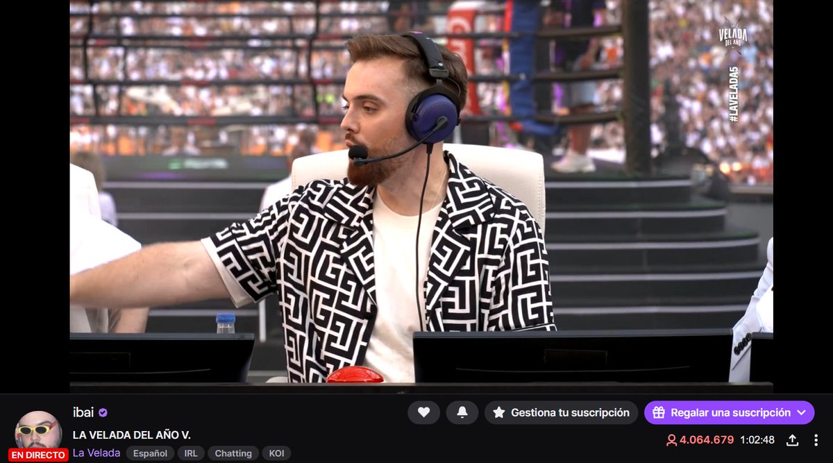 Historia de Twitch una vez más. Que maravilla y que barbaridad.
