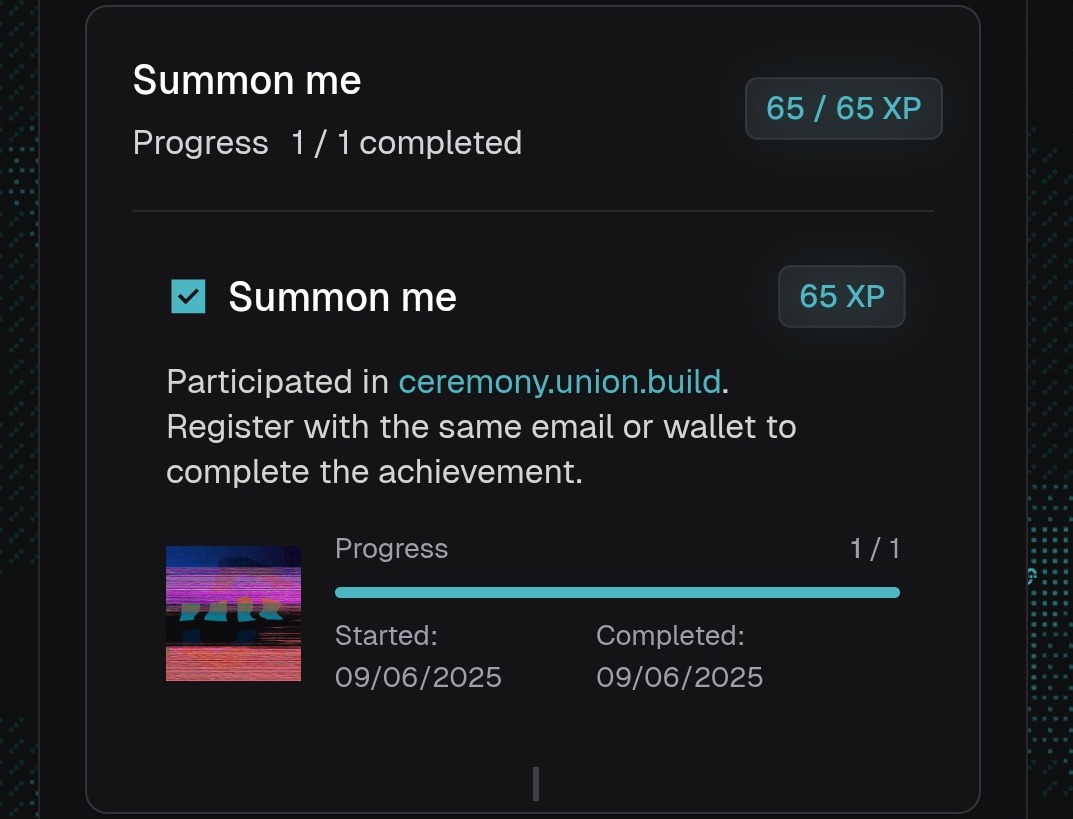 fcmmadubike's tweet image. Right now, I&apos;m really not doing anything on Union. 

1. Level 8 on the dashboard with 915 XP
2. Contributed to the ceremony
3. Finished 46th on the season 0 yap leaderboard. 
4. Participated in the BTCFi program. 

Waiting for Union Summer. 

zkgm