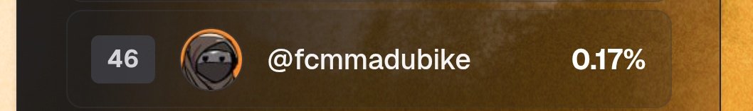fcmmadubike's tweet image. Right now, I&apos;m really not doing anything on Union. 

1. Level 8 on the dashboard with 915 XP
2. Contributed to the ceremony
3. Finished 46th on the season 0 yap leaderboard. 
4. Participated in the BTCFi program. 

Waiting for Union Summer. 

zkgm