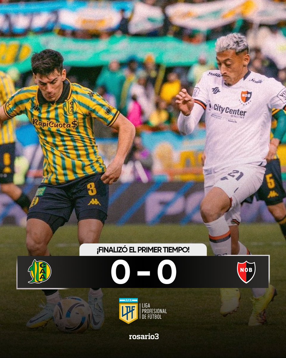 Rosariotres's tweet image. ⚽¡FINALIZÓ EL PRIMER TIEMPO! ⚽
➡️#Newells empata sin goles con #Aldosivi en Mar del Plata por la tercera fecha del Torneo Clausura 2025.
rosario3.com
#rosario3