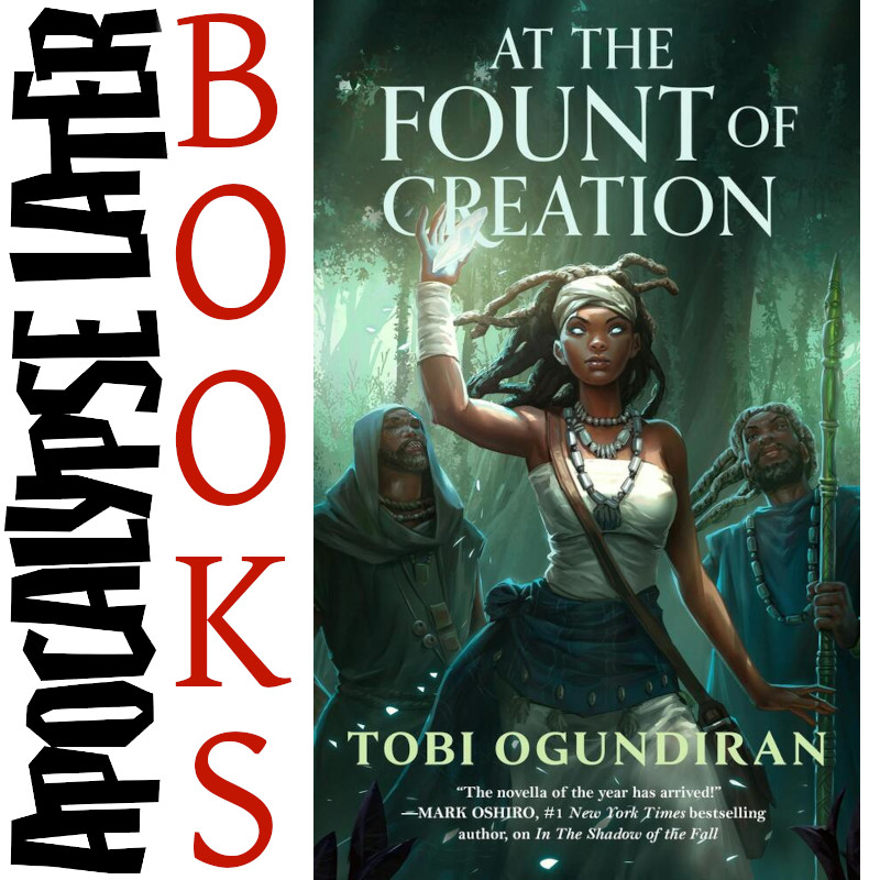 ApocLaterEmpire's tweet image. I review books at the @NamelessZine, which publishes monthly on the 15th.
At the Fount of Creation is the end of a powerful Nigerian fantasy duology. The more I read about orisha, the more I want to read more.
Tobi Ogundiran - At the Fount of Creation
thenamelesszine.org/Books-2025/At_…