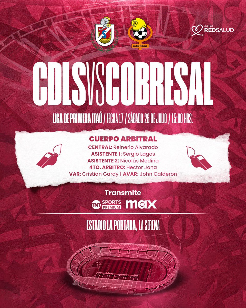 CDLS_OFICIAL's tweet image. π³π ππΓπ π
π πππ
πππ πππ @RedSaludCChC π°
Estos son los datos relevantes para el encuentro de hoyβ½οΈππ»
#SiempreAdelante