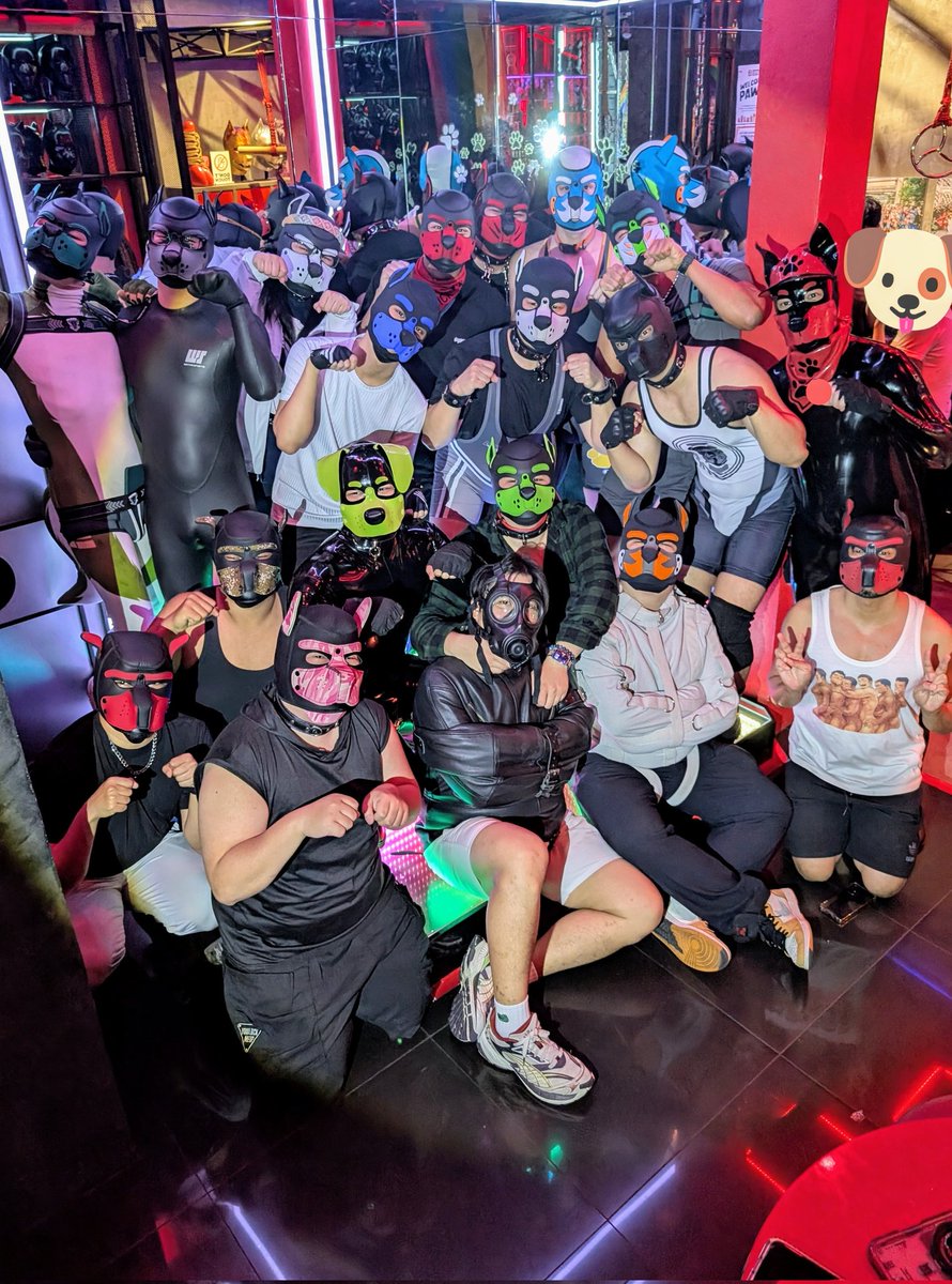 Thank you Puppies 🐶
DRESSING DAY 🗓 Every last SAT of each month, 1pm-12am at <a href="/500cafebangkok/">500 Cafe</a>

#dressingday #fetishfriday #fetishbdsmbangkok #forfunbangkok #500CafeBangkok #fundistrictbangkok #puppy #puppyplay #handler