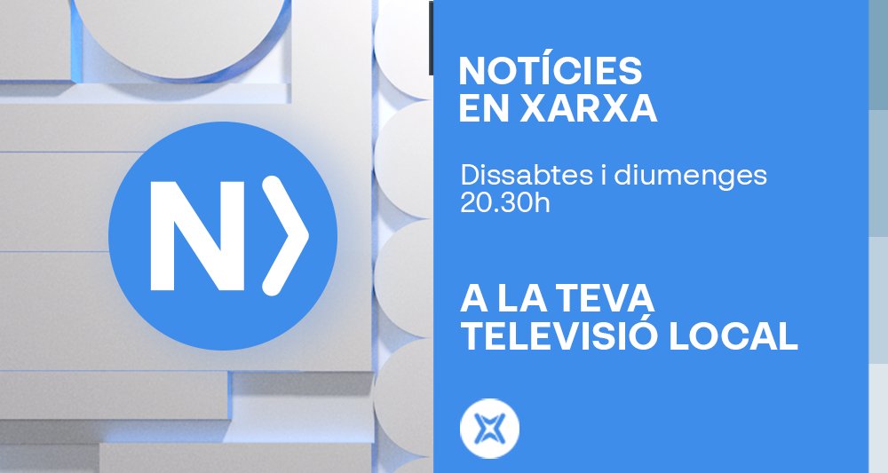 NoticiesEnXarxa's tweet image. 🔴 Ara, a Notícies en Xarxa:
🛣️ Dues víctimes de trànsit en un cap de setmana amb molta mobilitat
🔥 Incendi a un club nocturn de #Bellpuig amb 2 morts i 6 ferits
🔬 Acord entre els sincrotrons de Catalunya i Pequín
🎭 Festivals d’estiu
A la vostra 📺 local i a…