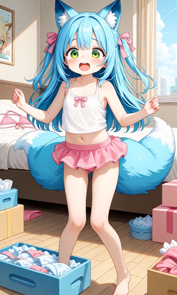 littlesanyafox's tweet image. Packing up my house to move to a new place. Do you know how much clothes I had. I had a lot of clothes to pack up. 

🩵Littlesanya🩷
#aiart #pixai #AIイラスト