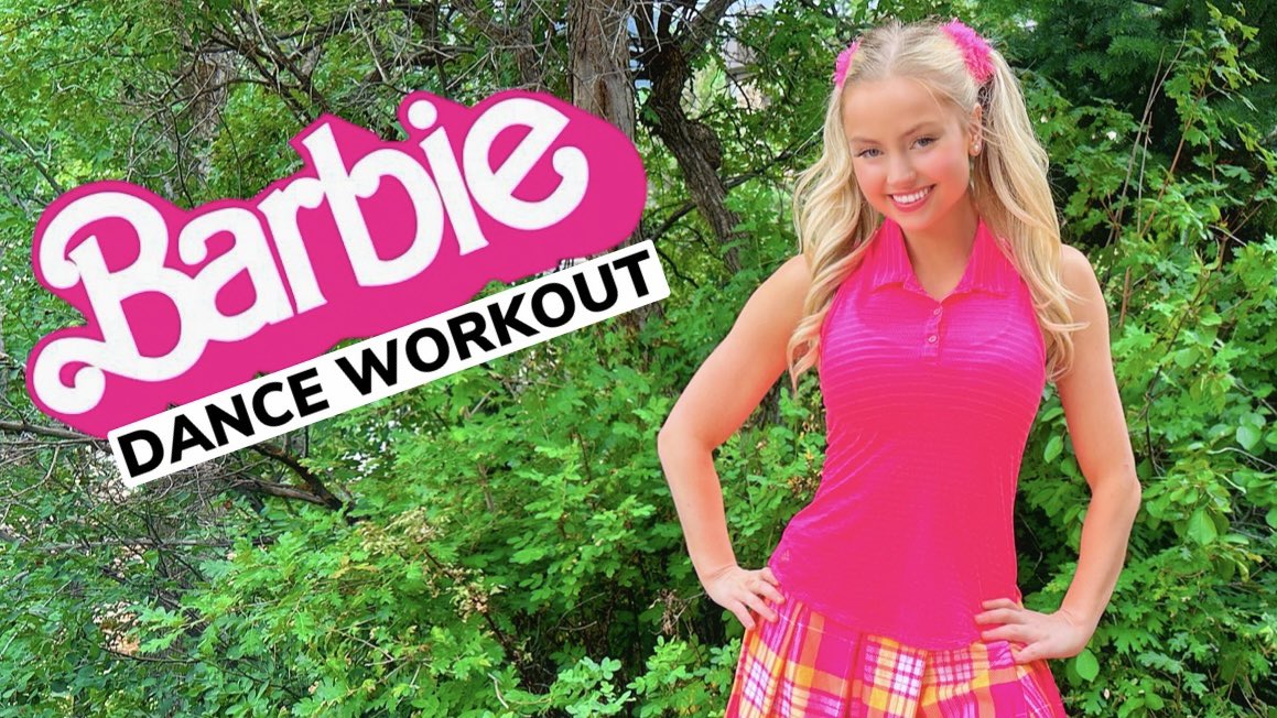 Click to try my new Barbie Dance Workout!💖👯‍♀️✨ youtu.be/r5KICb4FLI0?si…