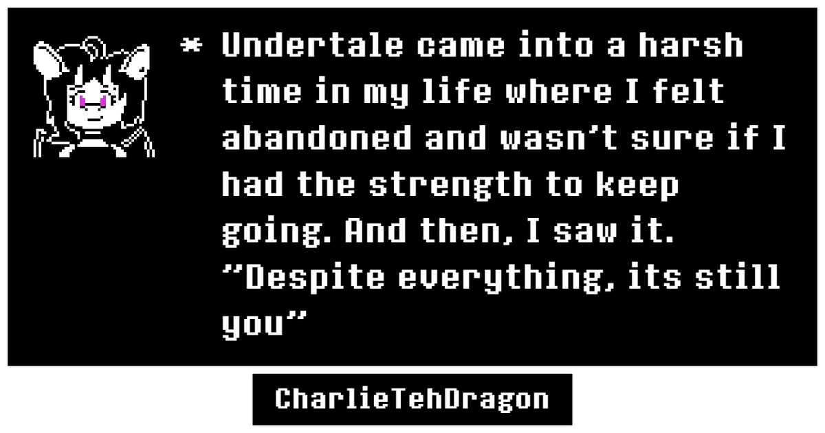 SpookyCharizard's tweet photo. @tobyfox Thank you Toby! https://t.co/NM8LvptNjG