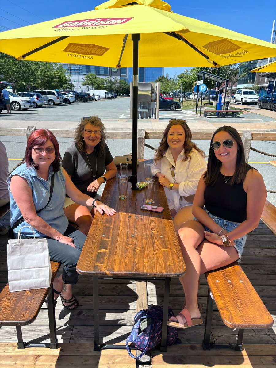 lstewy's tweet image. Ran into some familiar faces in Halifax.

#CFLFamily ♥️🍻
