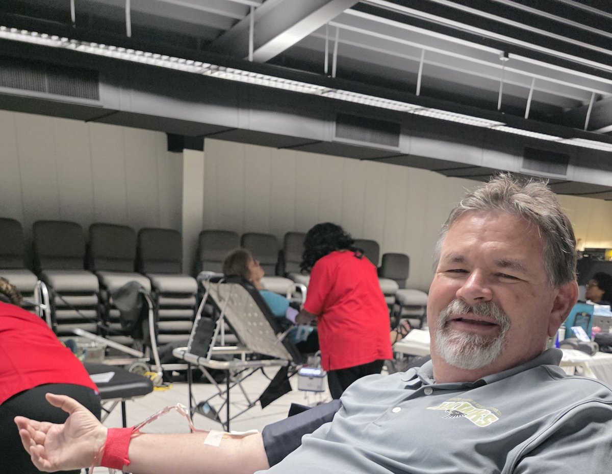 csmead7's tweet image. Donated blood at the Garza Family Blood Drive