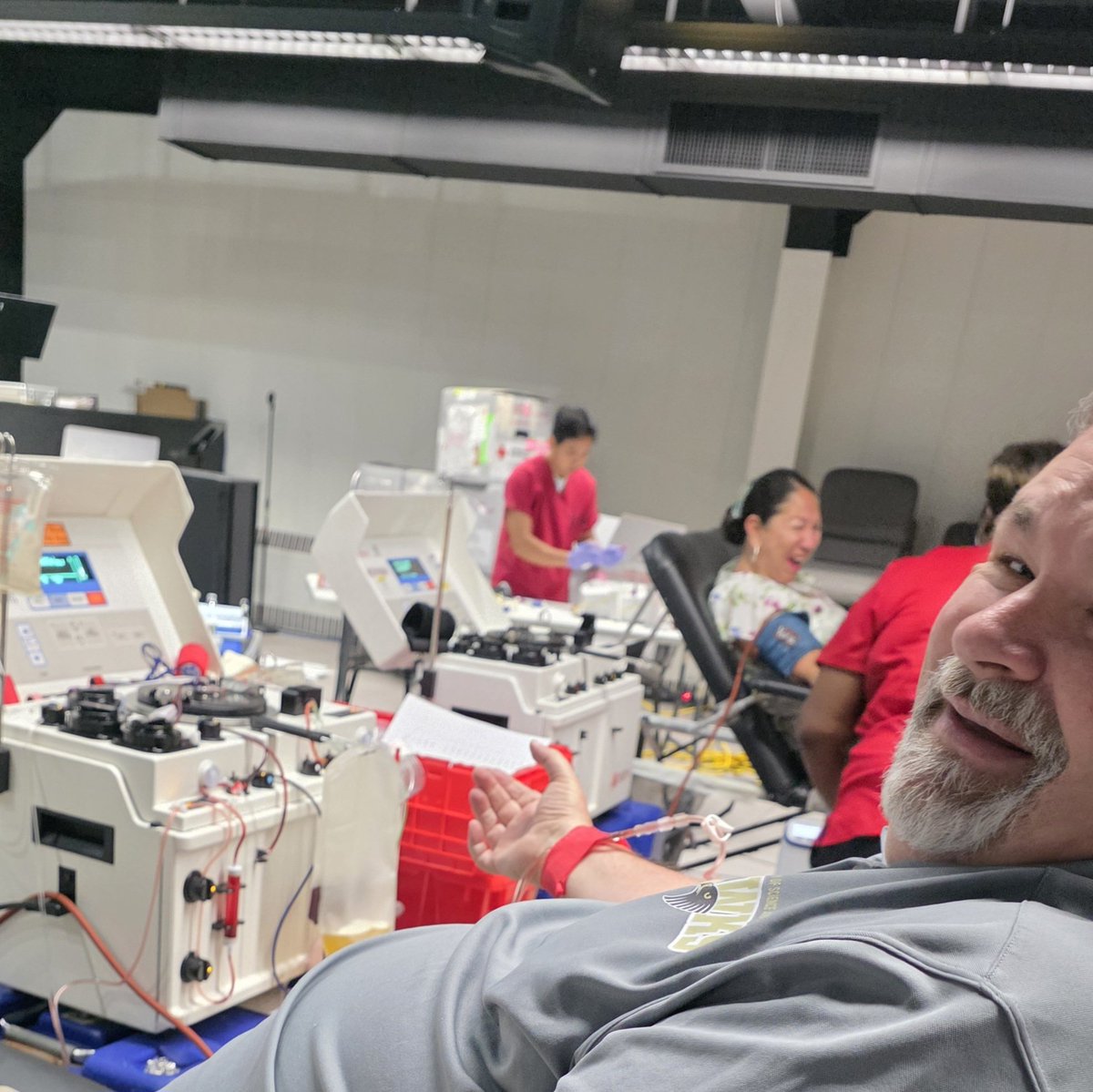 csmead7's tweet image. Donated blood at the Garza Family Blood Drive