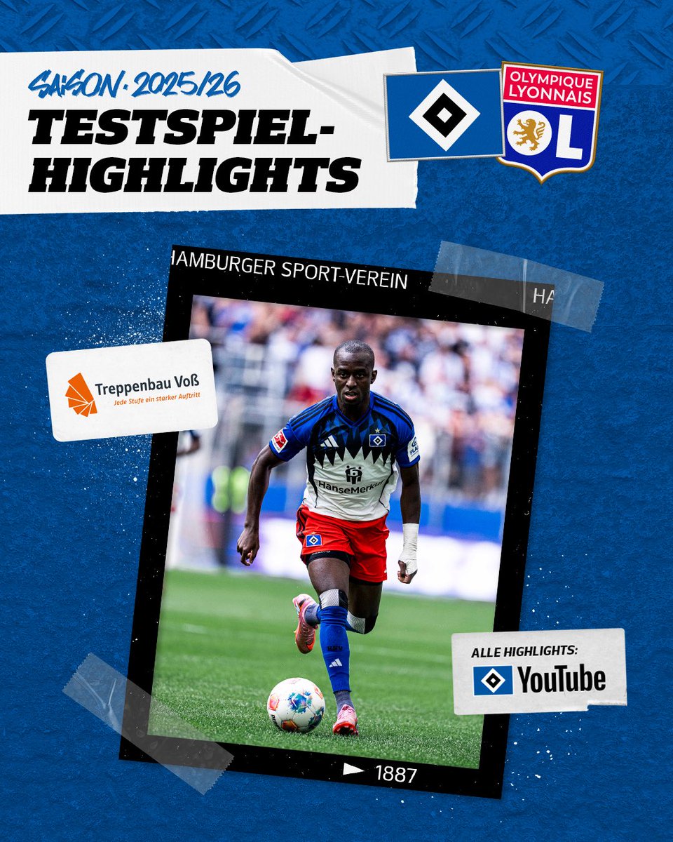 HSV's tweet image. Gemeinsam mit unserem Partner Treppenbau Voร prรคsentieren wir euch die Highlights und Interviews vom Testspiel gegen OL. โคต๏ธ
๐บ youtu.be/ouYolSkjdCY?siโฆ
#nurderHSV