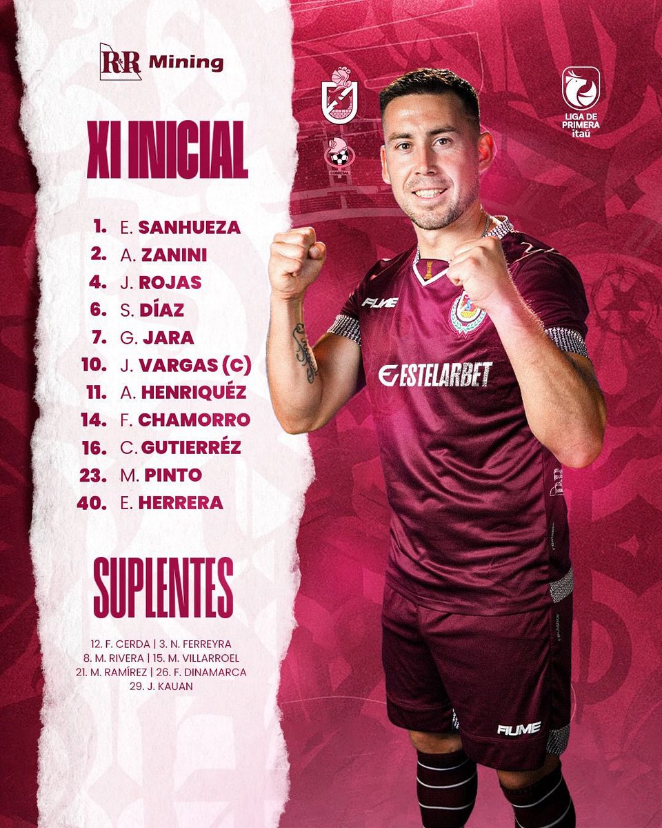 CDLS_OFICIAL's tweet image. π¬π ππππ πππππππ π°
R&R presenta a los once granates que saltan a la cancha de La Portada ποΈ
Β‘SIEMPRE ADELANTE! π΄βͺοΈ
#SiempreAdelante