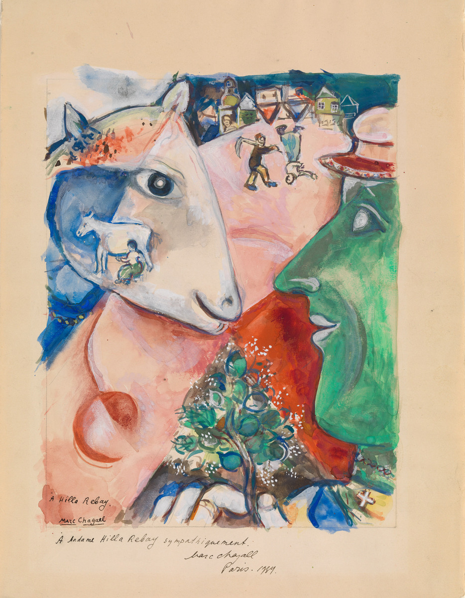 guggenheimbot's tweet image. I and the Village by Marc Chagall #artbots #guggenheim