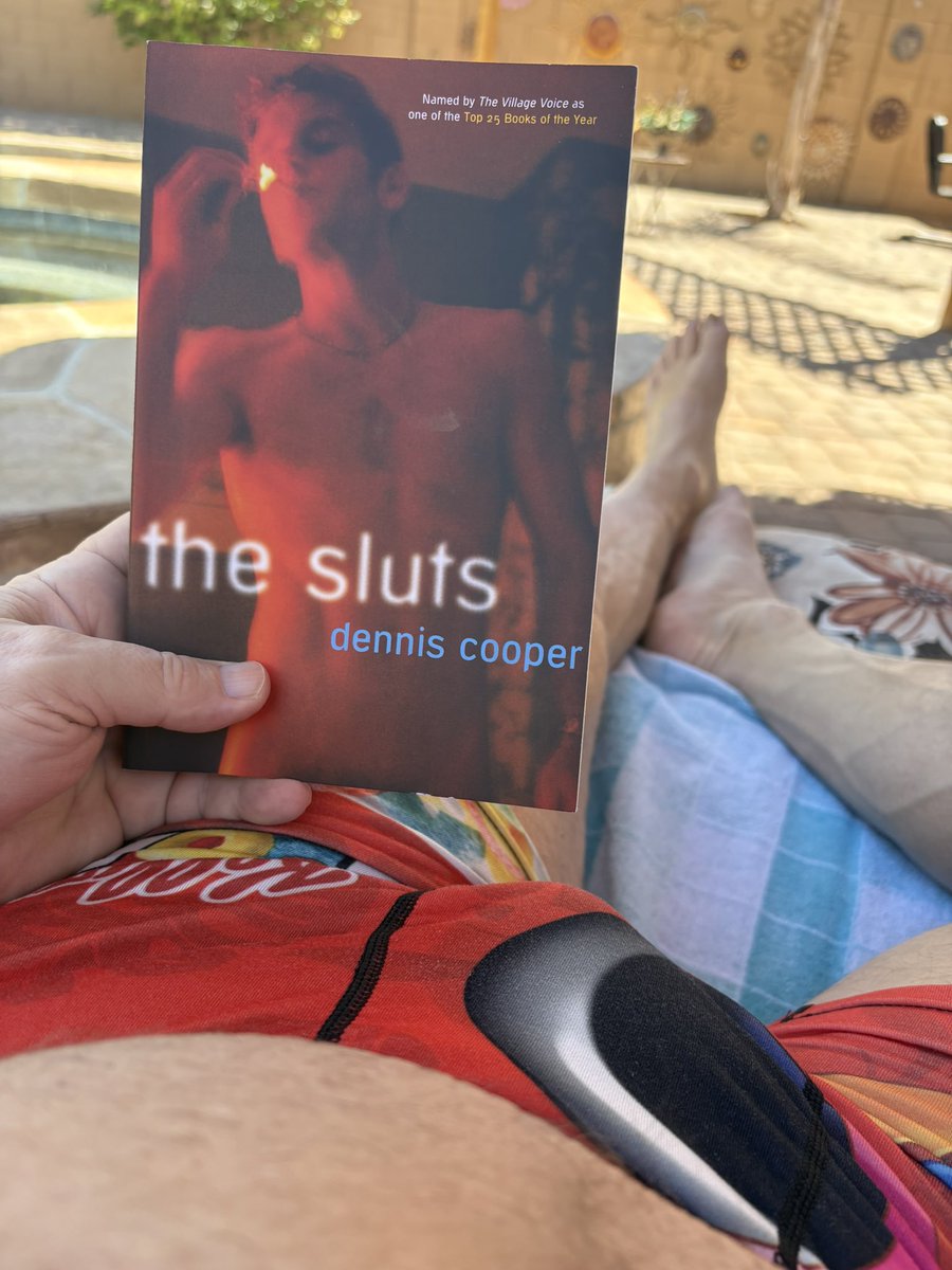 PhoenixFitDaddy's tweet photo. Sitting by the pool reading one of THE most fucked up books I’ve ever read. 

Very good, but damn…they go there. https://t.co/bQOlhIGPEH