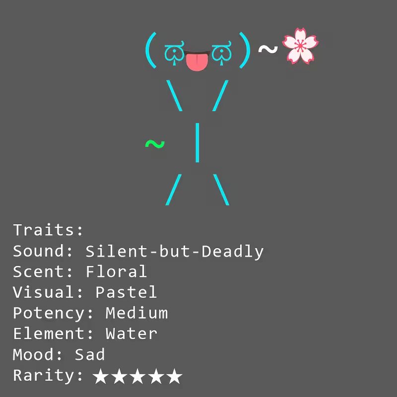 psyopsin's tweet image. 0.9sol sale on FartNFT#32