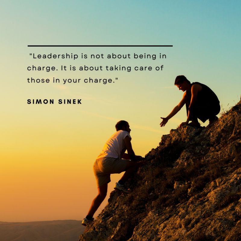 Leadership isn’t about titles or control.
It’s about service, empathy, and responsibility.
Simon Sinek said it best:
 “Leadership is not about being in charge. It's about taking care of those in your charge.”
Lead with heart, not ego.