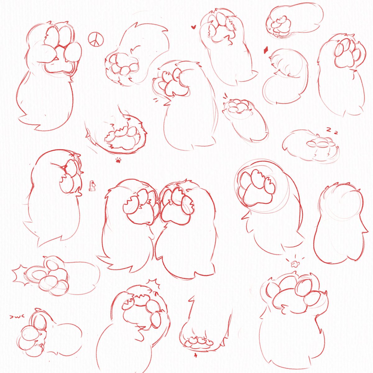 NolanKN1's tweet image. Paw sketches for the soul &amp;lt;3