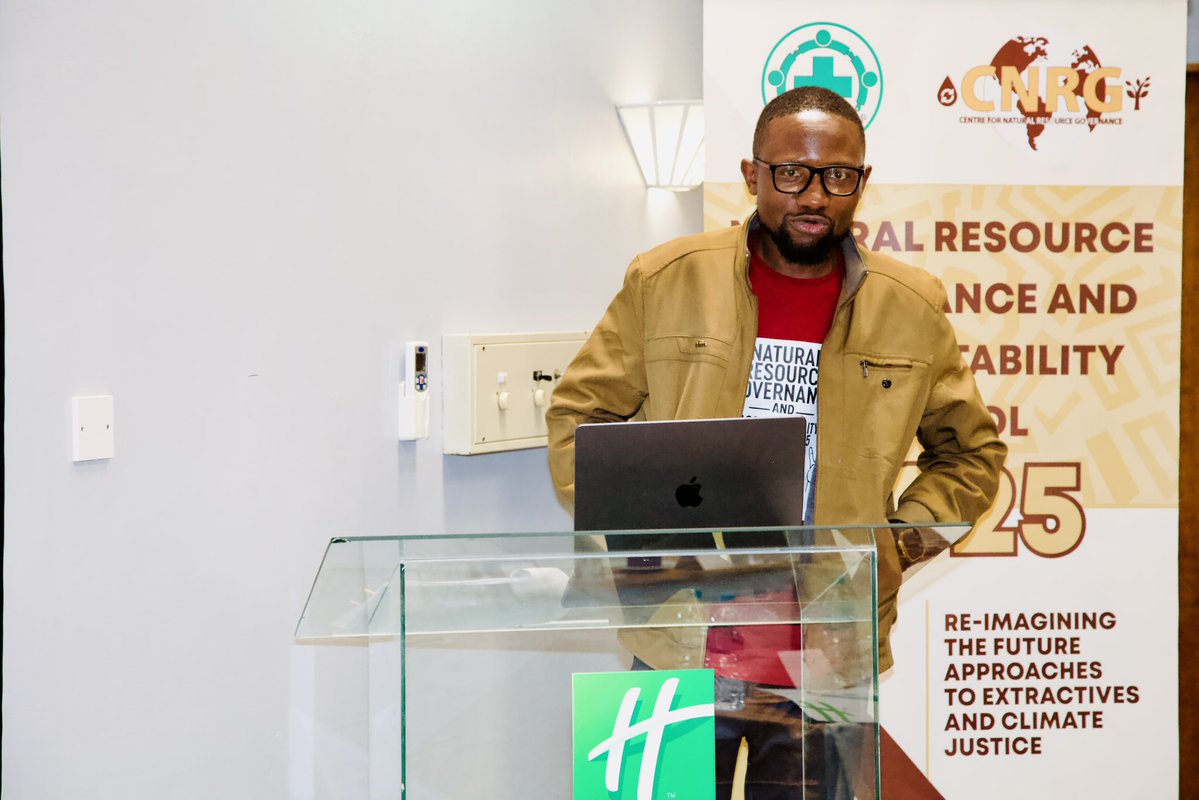 🌑 Today I spoke at the Natural Resource Governance &amp; Accountability School on Pan-Africanism and the Struggle for Resource Sovereignty.

I shared 3 key solutions for community benefit:
1. Capable, ethical developmental state
2. Purposive private sector
3. Responsive community