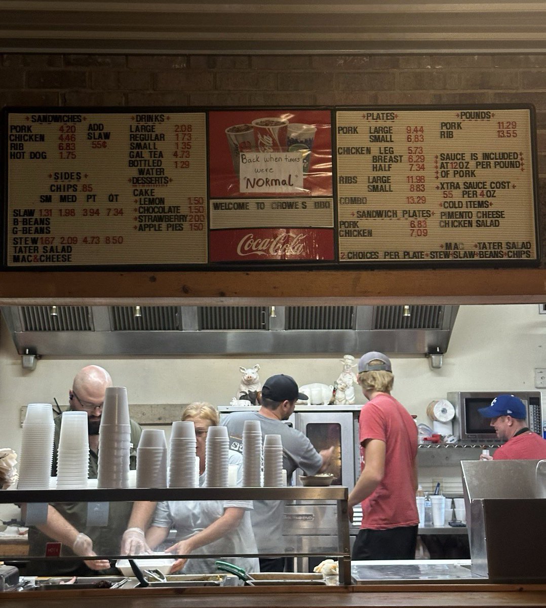 You mean back before Biden