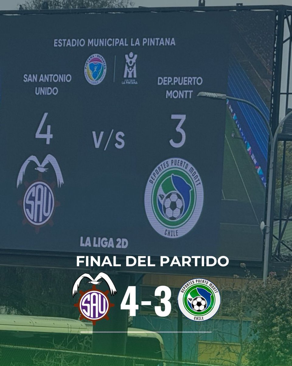 DPMChile's tweet image. 97' | 💚🤍 Dura derrota para el Velero.
Pero esto no acaba acá.
Hay que levantar la vista, ajustar las velas y seguir…
El camino aún está abierto, y el objetivo sigue firme.
#SAU 4️⃣ - 3️⃣ #PuertoMontt
#VamosPuerto 🐬
