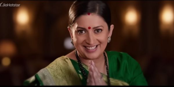 MSPatelJi's tweet photo. Smriti Irani Returns to TV with Kyunki Saas Bhi Kabhi Bahu Thi 2: Balancing Stardom and Politics in 2025 #smritiirani 
https://t.co/gIeQ8yRE8M https://t.co/rB96lzbXKM
